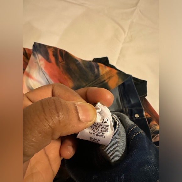 NWOT LOGO BY LORI GOLDSTEIN LIMITED EDITION TIE DYE DEMIN JACKET SIZE 20 W - Picture 11 of 16